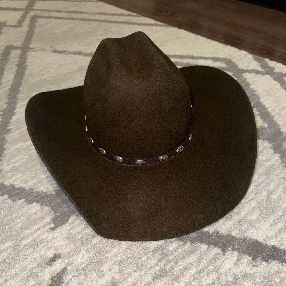 Brown 4x Resistol Wool Cowboy Hat